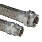 Flexible Hose Metal SS 316 C/W  ANSI Size 2 Inch, Length 600mm End Connection fix and loose