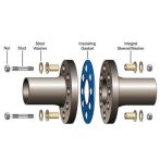 Alternative view of Isolation Gasket 1 Bolt Isolation Sleeve Full length, Phenolic /G10+2 Isolation Washer, G10 size M16 x 120mm